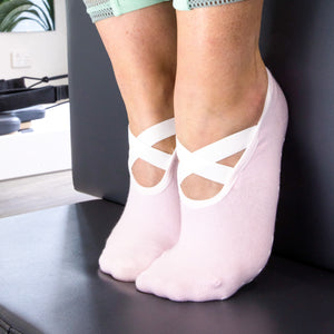 Baby Pink Ballet Grip Socks