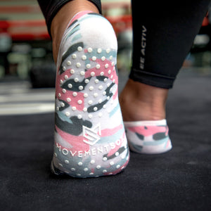 Camo Ballet Grip Socks